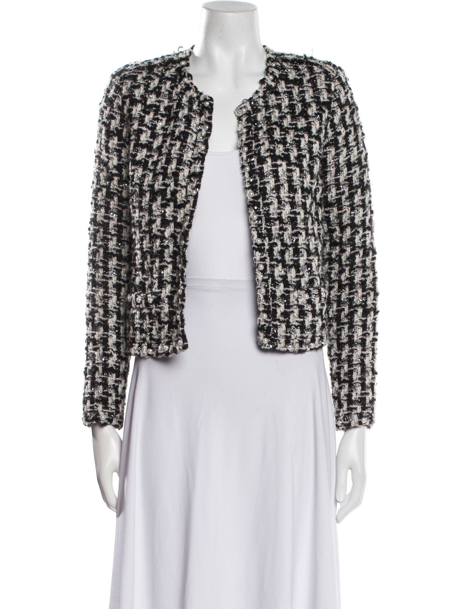 Iro Tweed Pattern Jacket