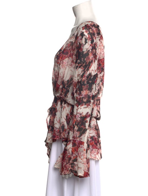 Iro Floral Print V-Neck Blouse