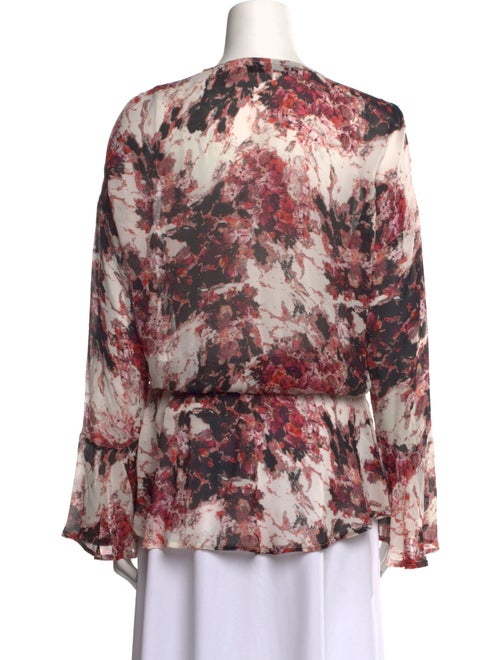 Iro Floral Print V-Neck Blouse