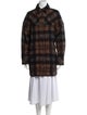 Iro Wool Plaid Print Jacket