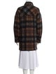 Iro Wool Plaid Print Jacket
