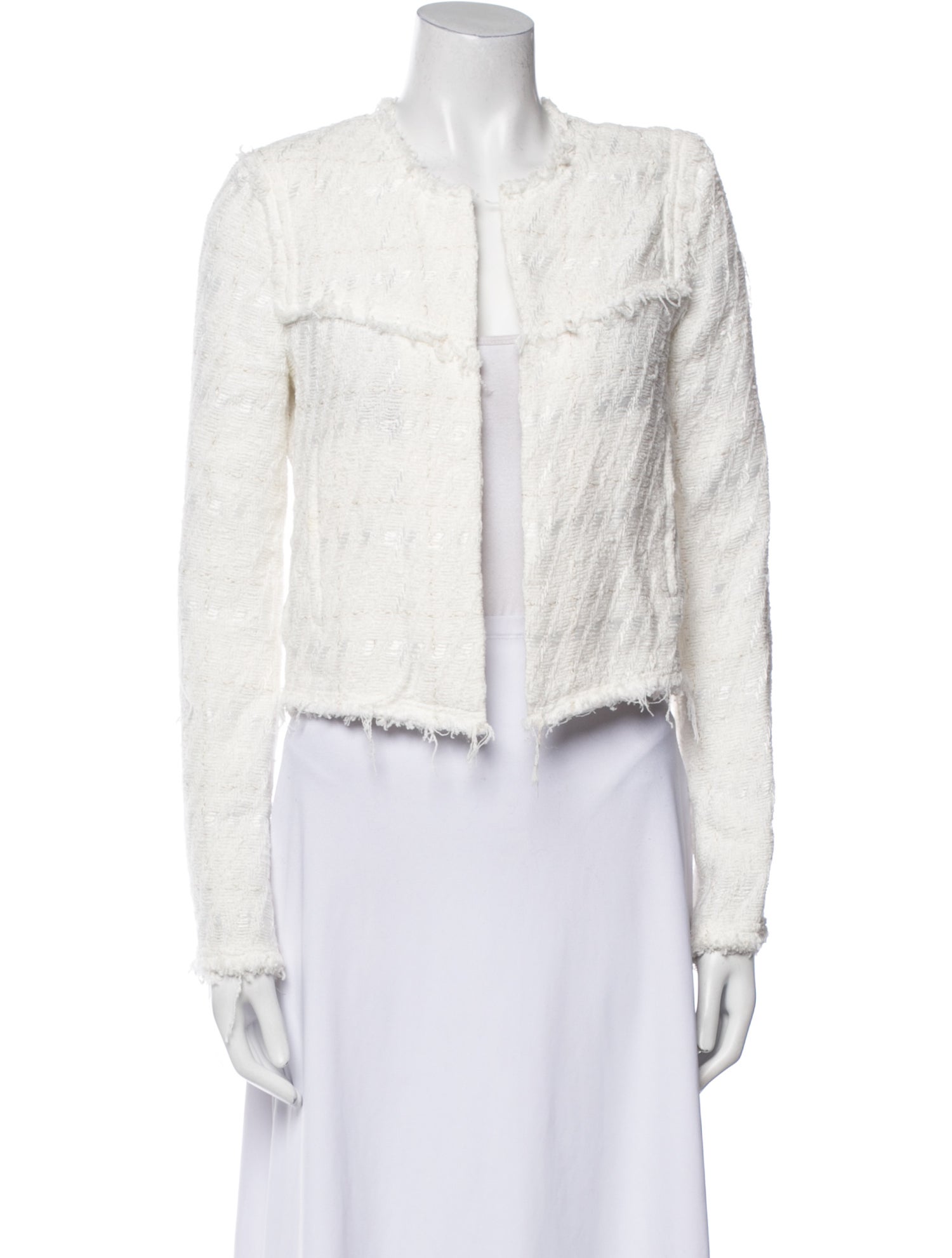 Iro Tweed Pattern Evening Jacket