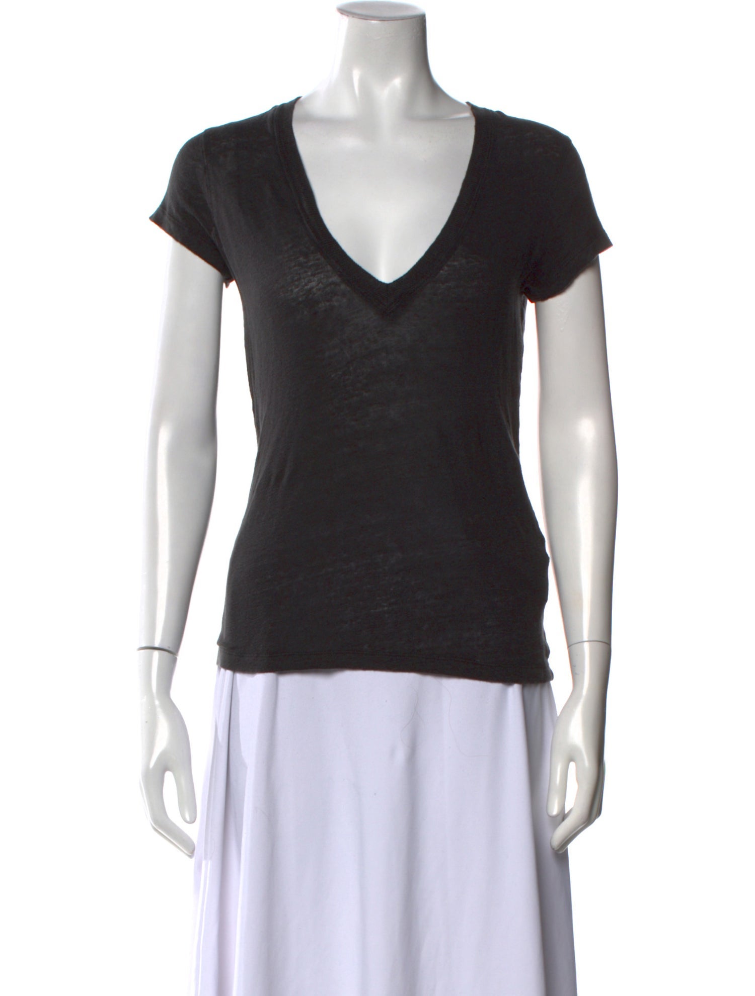 Iro Linen V-Neck T-Shirt