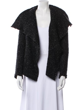 Iro Mohair Tweed Pattern Jacket