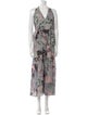 Iro Printed Long Dress