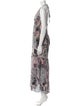 Iro Printed Long Dress