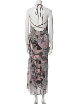 Iro Printed Long Dress