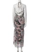 Iro Printed Long Dress