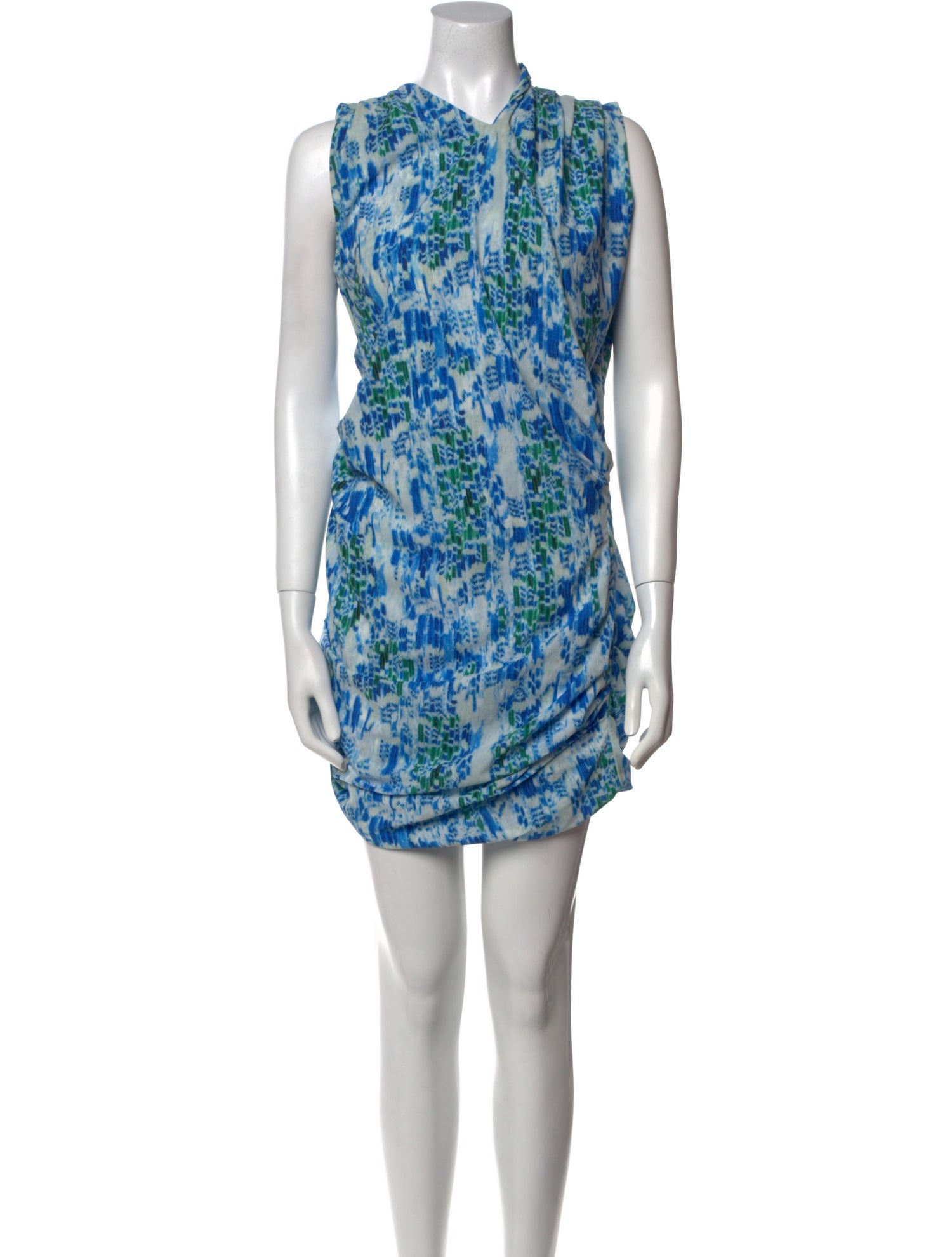 Iro Printed Mini Dress