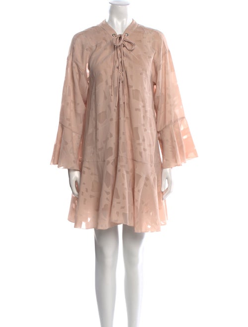 Iro Tie Neck Mini Dress