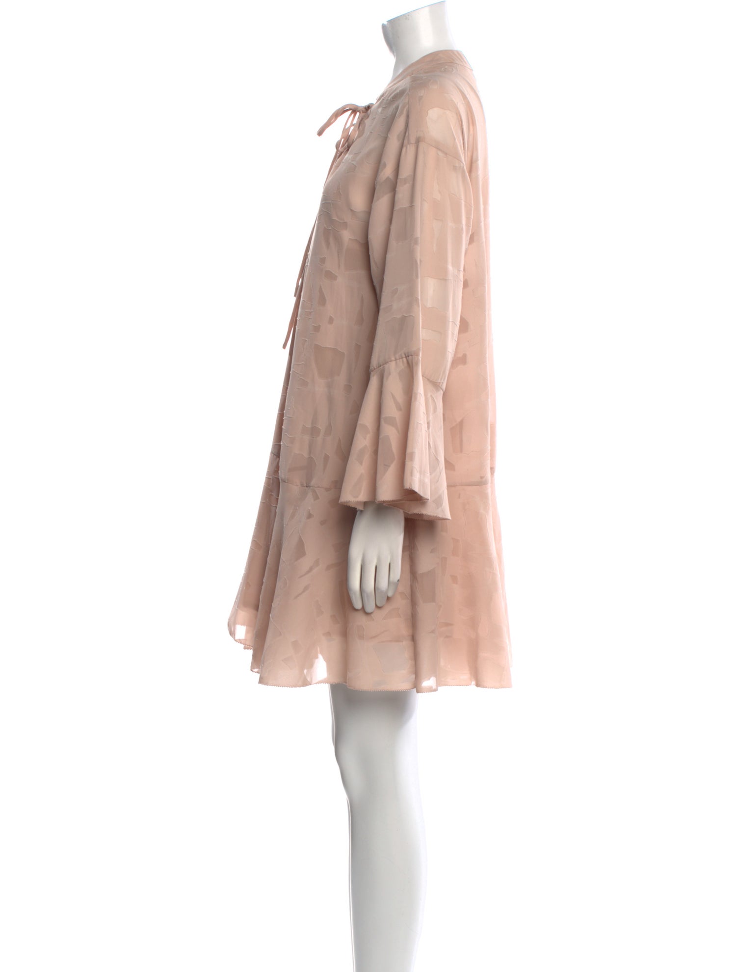 Iro Tie Neck Mini Dress