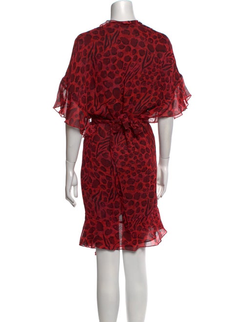 Iro Animal Print Knee-Length Dress