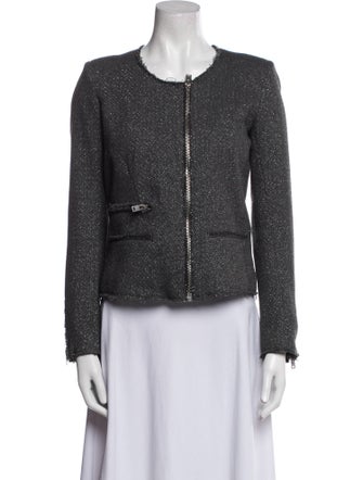 Iro Tweed Pattern Jacket