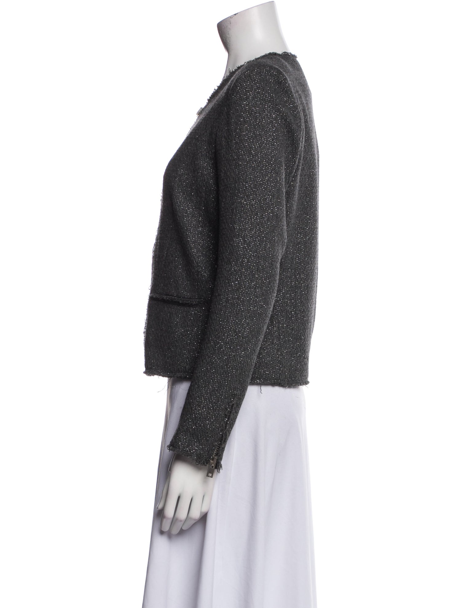 Iro Tweed Pattern Jacket