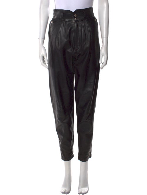 Iro Lamb Leather Straight Leg Pants