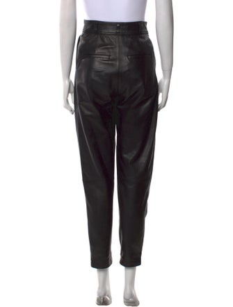 Iro Lamb Leather Straight Leg Pants
