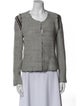 Iro Wool Tweed Pattern Evening Jacket
