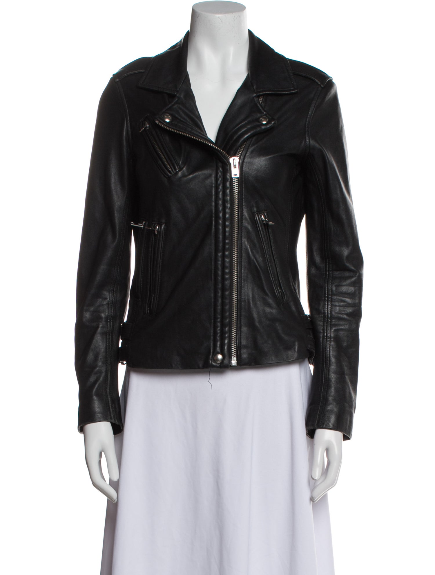 Iro Lamb Leather Biker Jacket