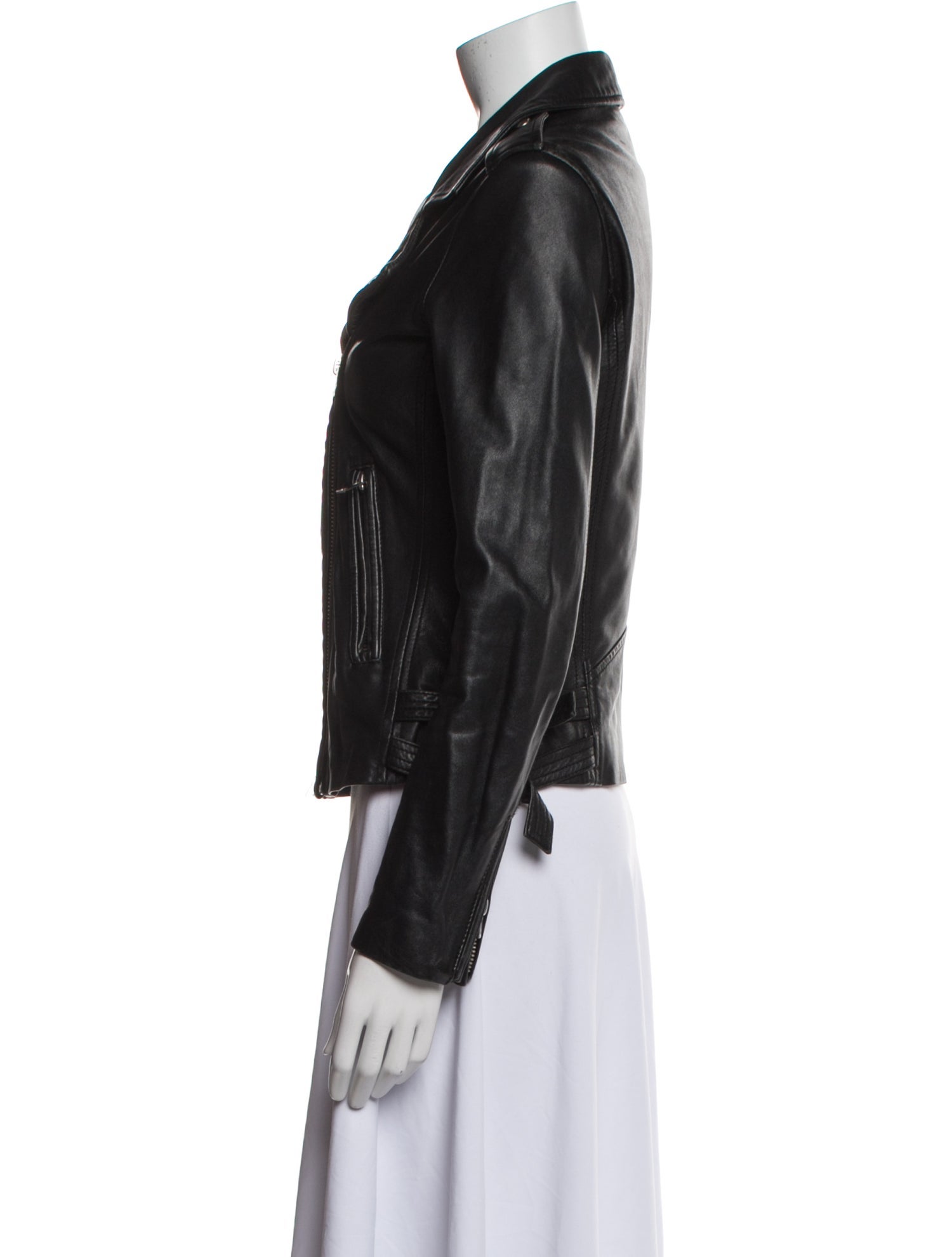 Iro Lamb Leather Biker Jacket