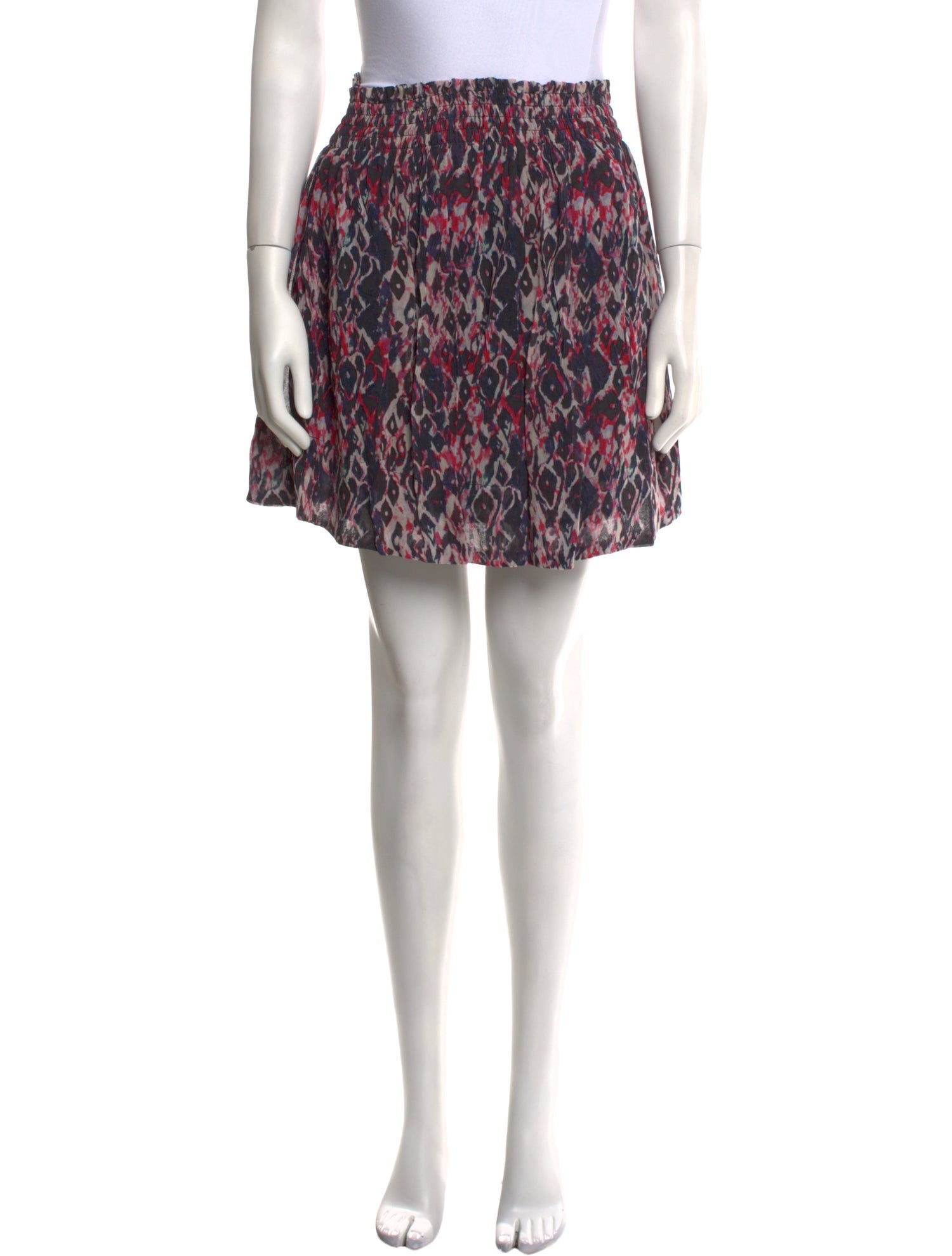 Iro Printed Mini Skirt