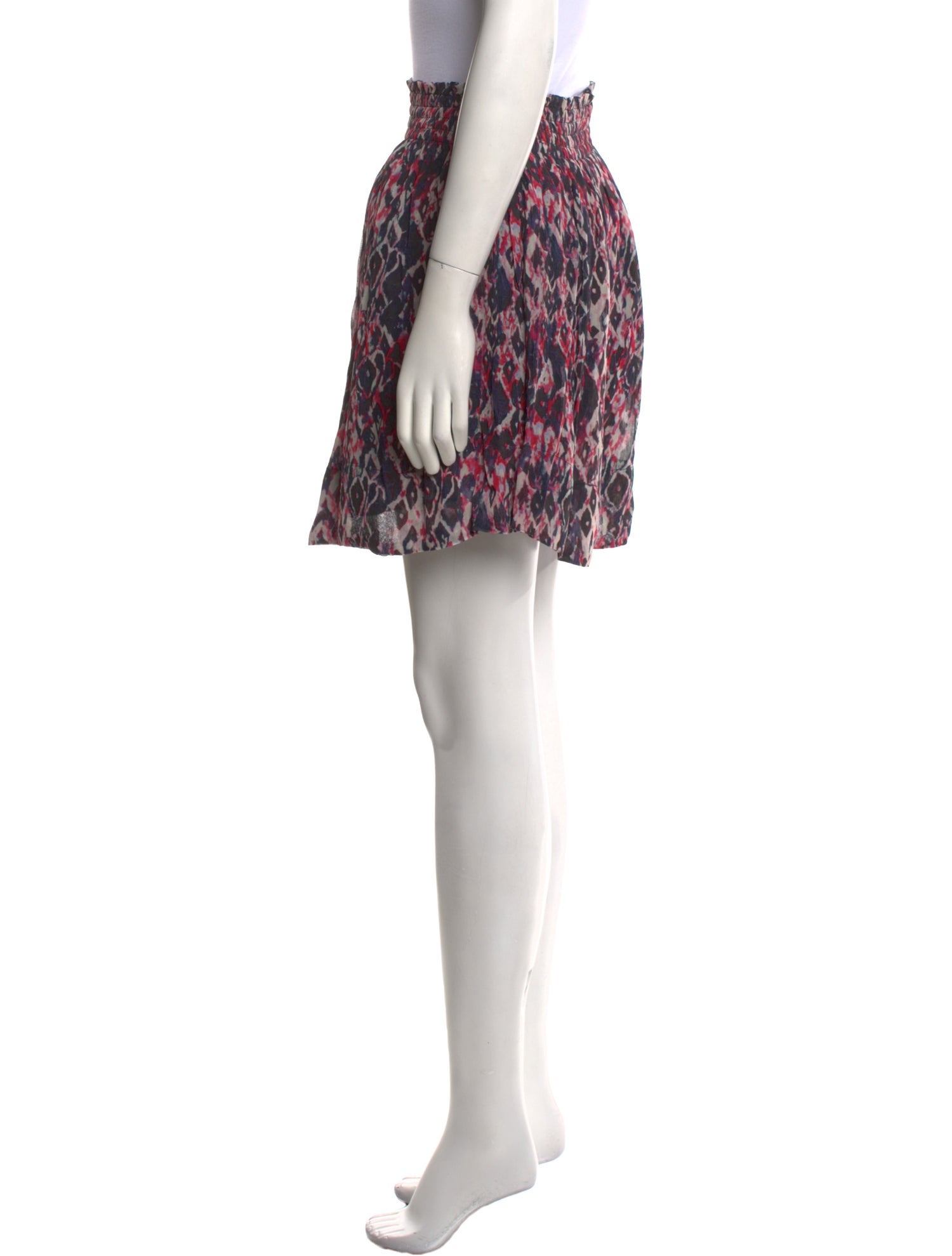 Iro Printed Mini Skirt