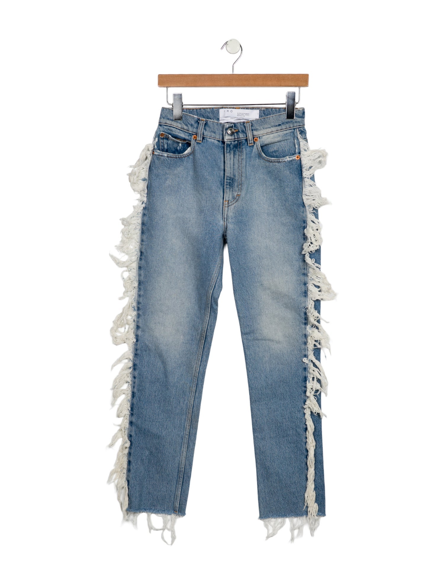 Iro High-Rise Straight Leg Jeans