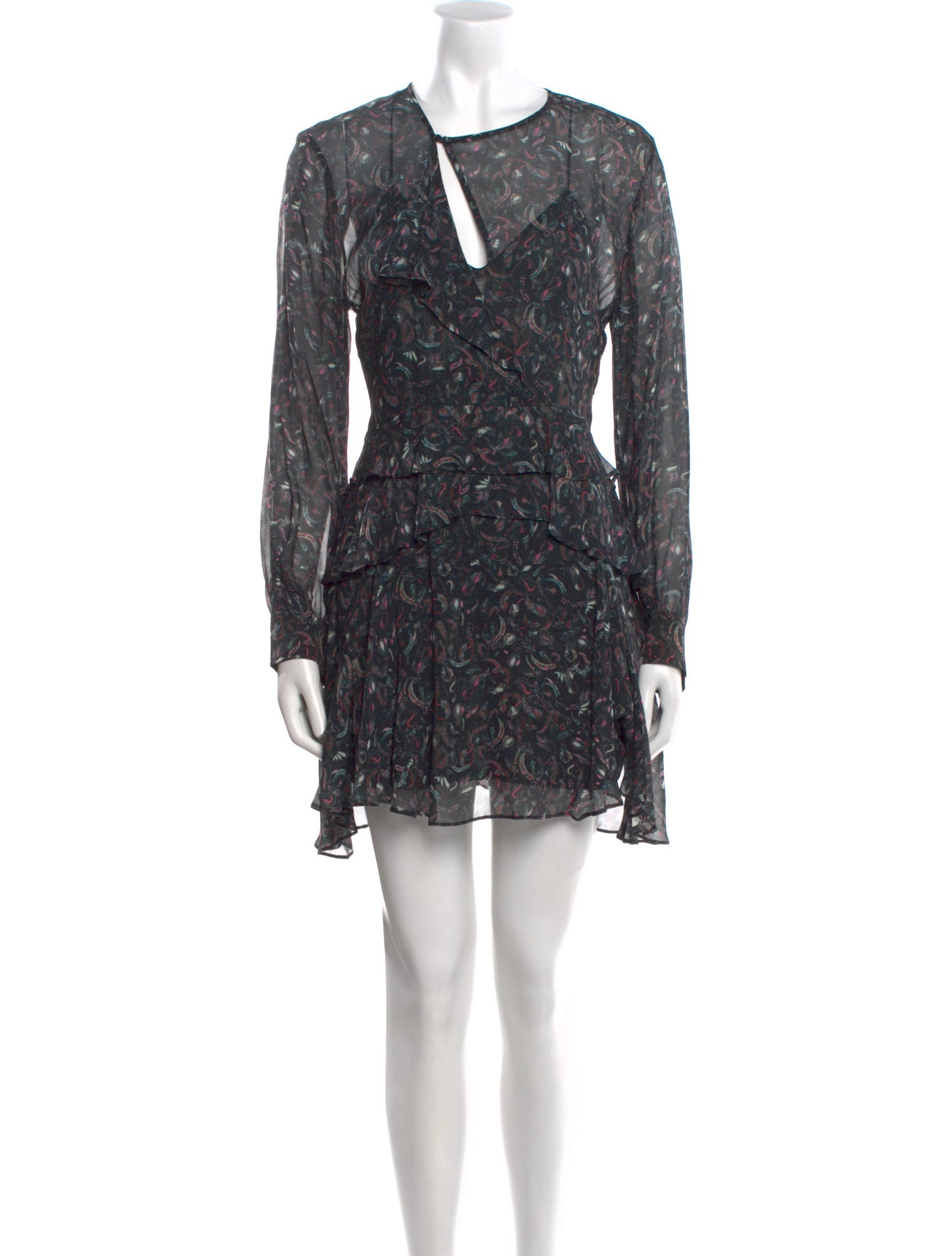 Iro Printed Mini Dress