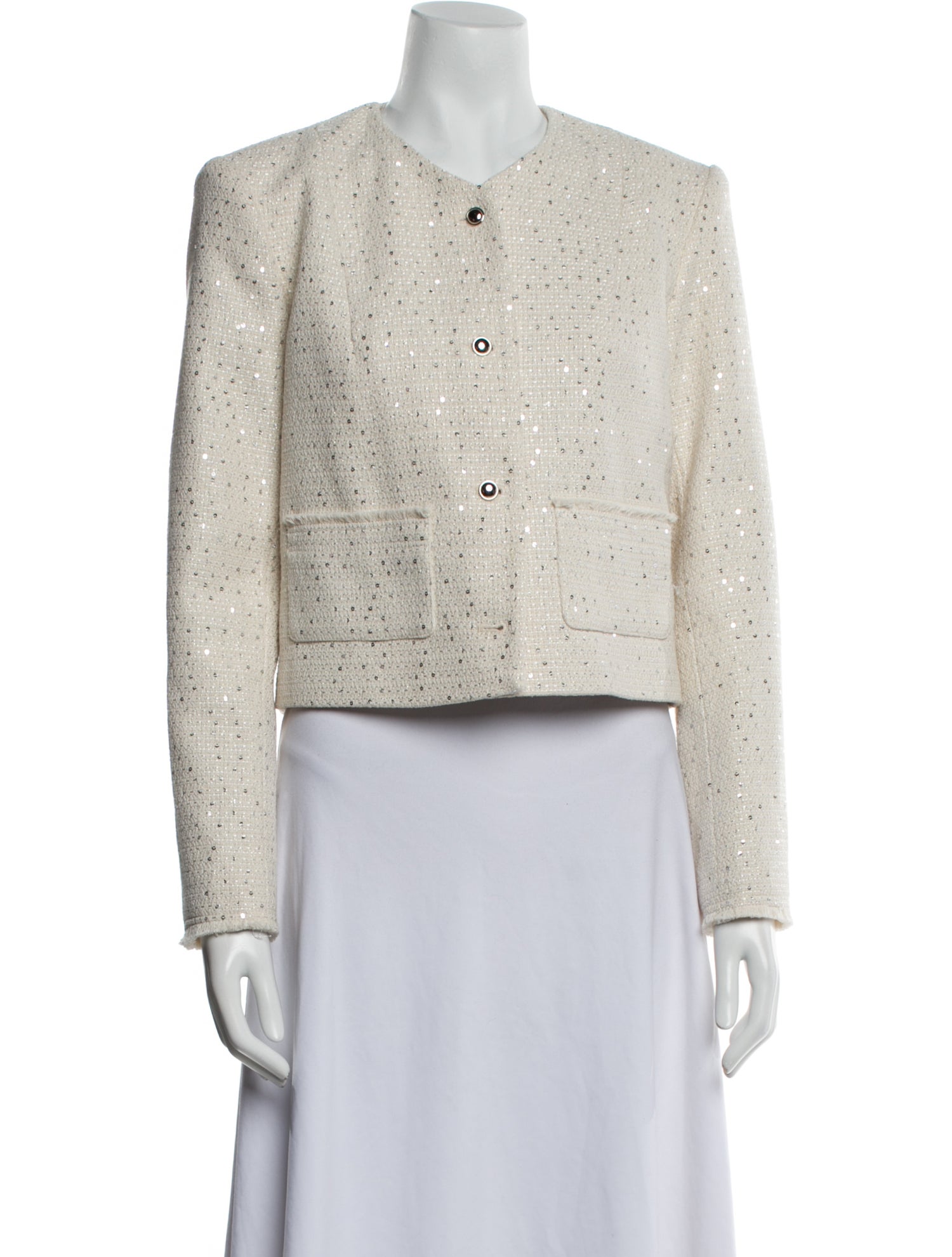 Iro Tweed Pattern Evening Jacket w/ Tags