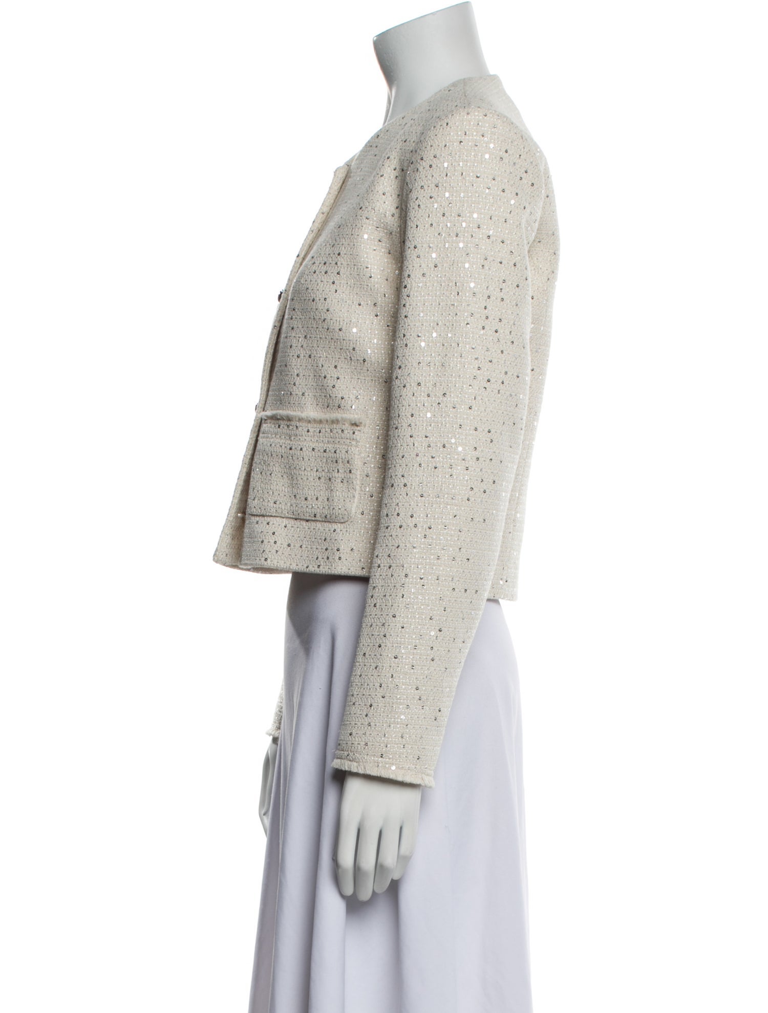 Iro Tweed Pattern Evening Jacket w/ Tags