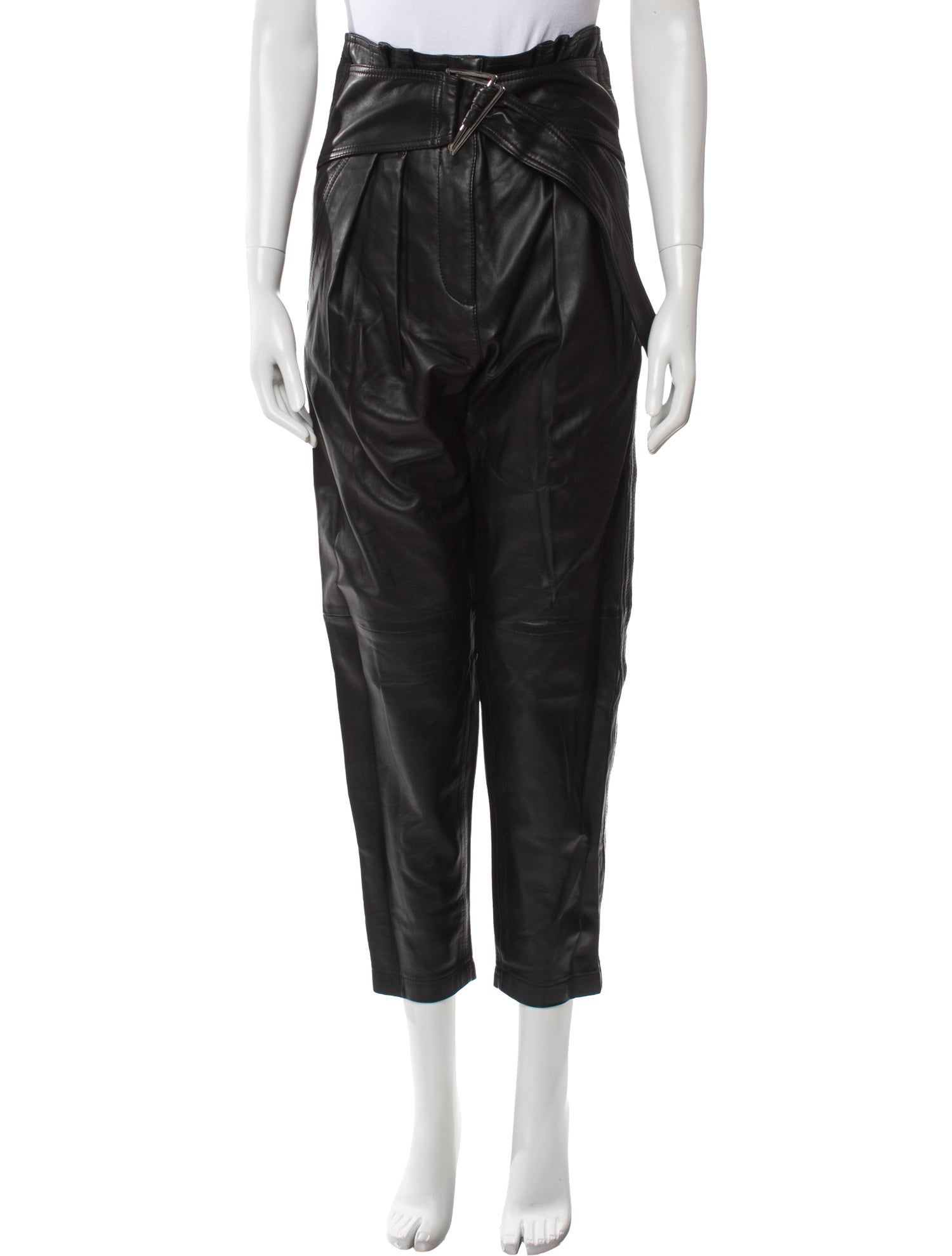 Iro Leather Straight Leg Pants