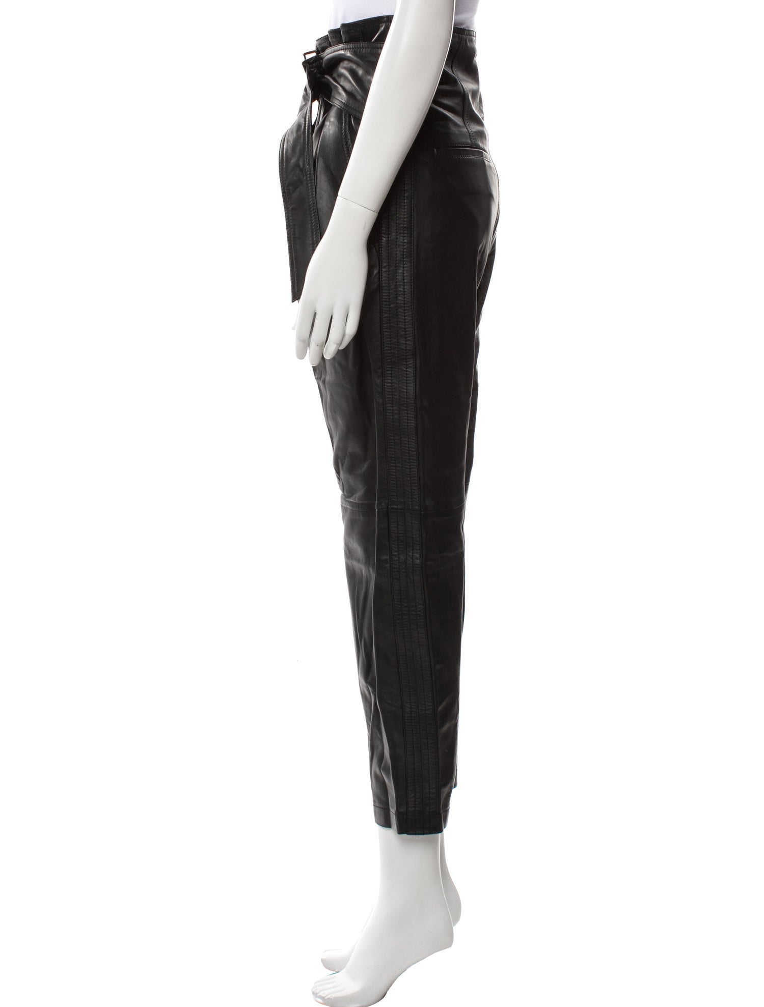 Iro Leather Straight Leg Pants