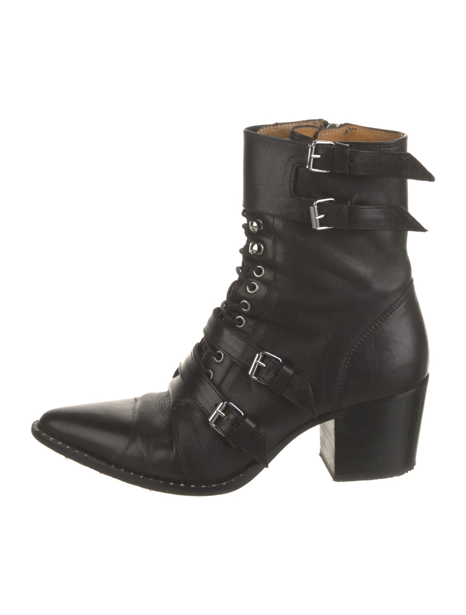 Iro Leather Combat Boots