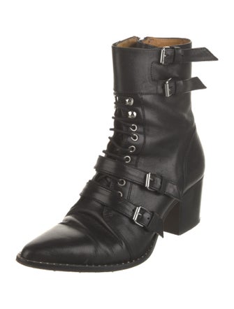 Iro Leather Combat Boots