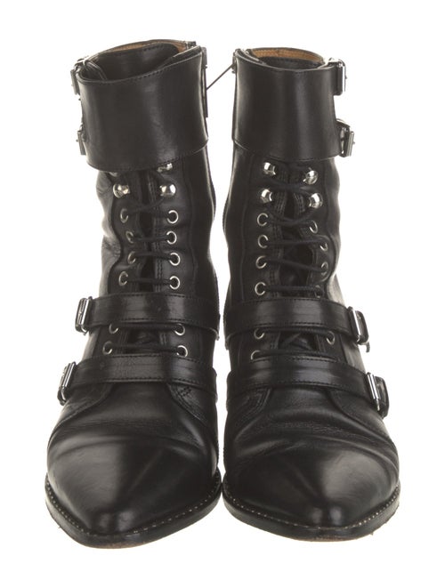 Iro Leather Combat Boots