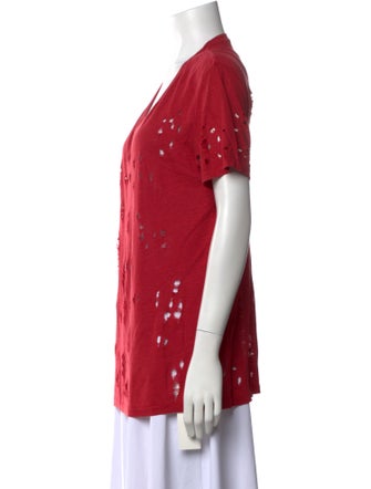 Iro Linen V-Neck T-Shirt