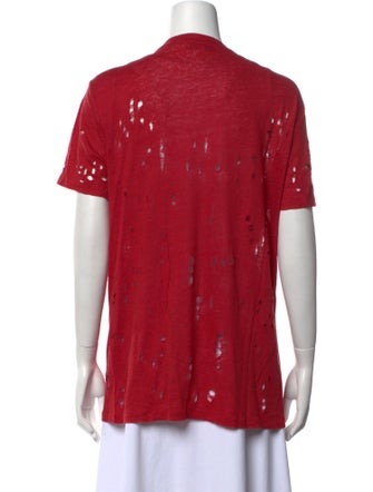 Iro Linen V-Neck T-Shirt