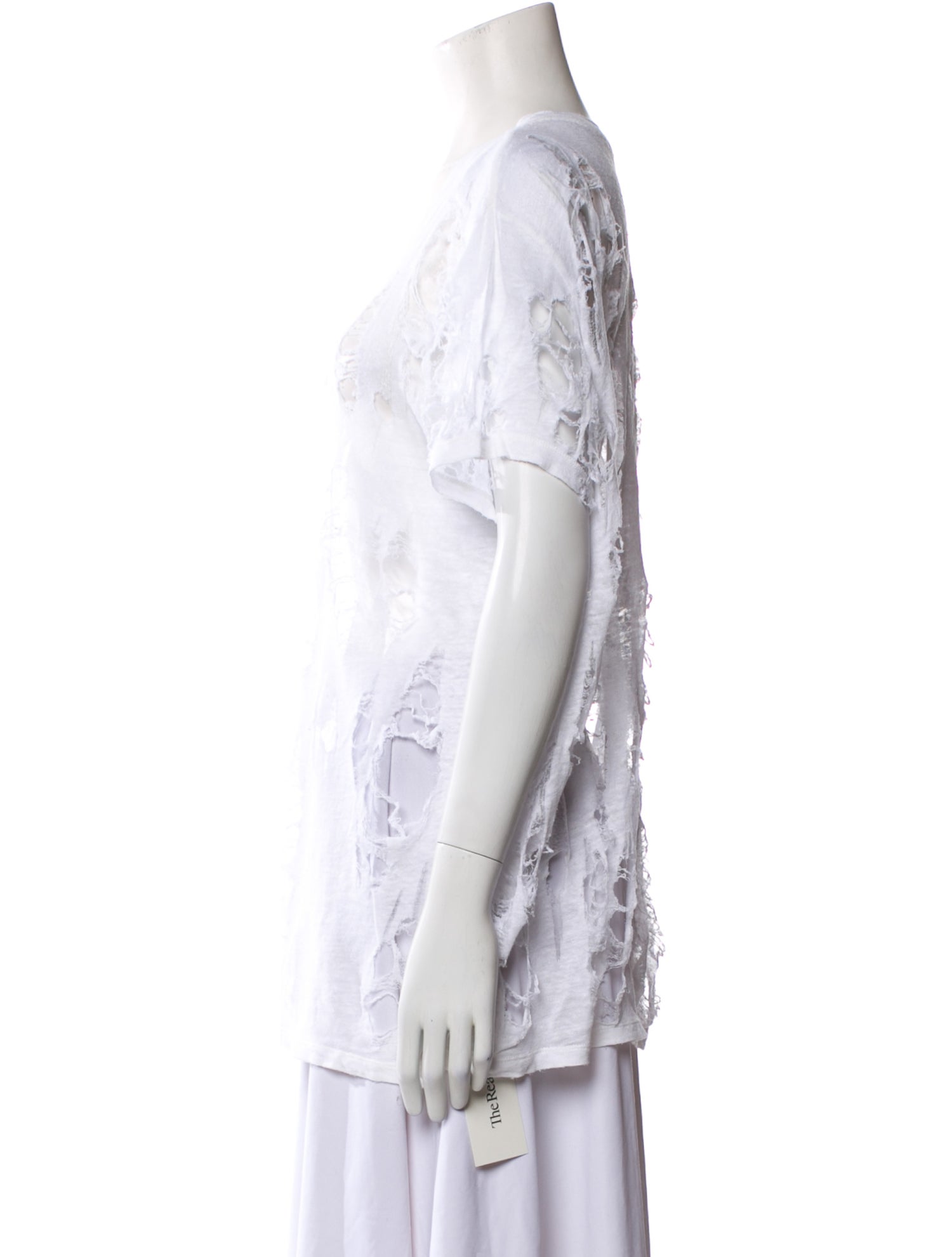 Iro Linen Scoop Neck T-Shirt