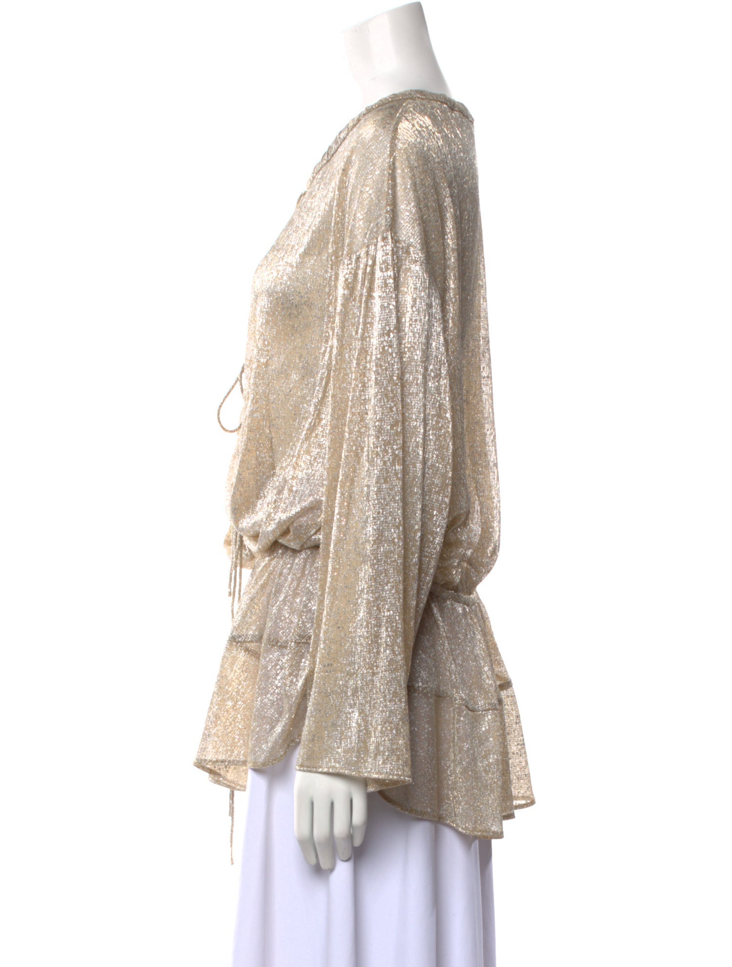 Iro V-Neck Long Sleeve Tunic