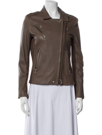 Iro Lamb Leather Biker Jacket