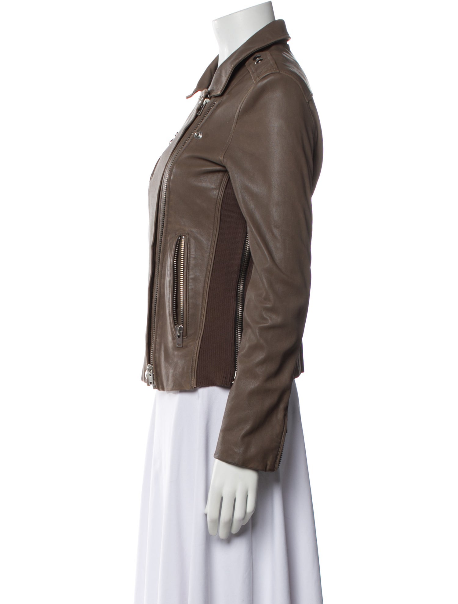 Iro Lamb Leather Biker Jacket