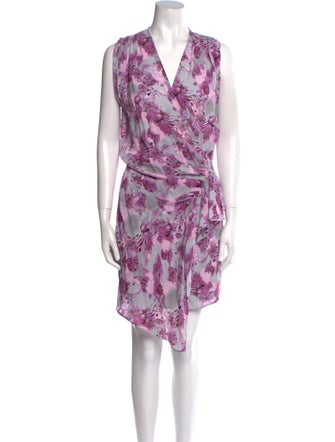 Iro Floral Print Mini Dress