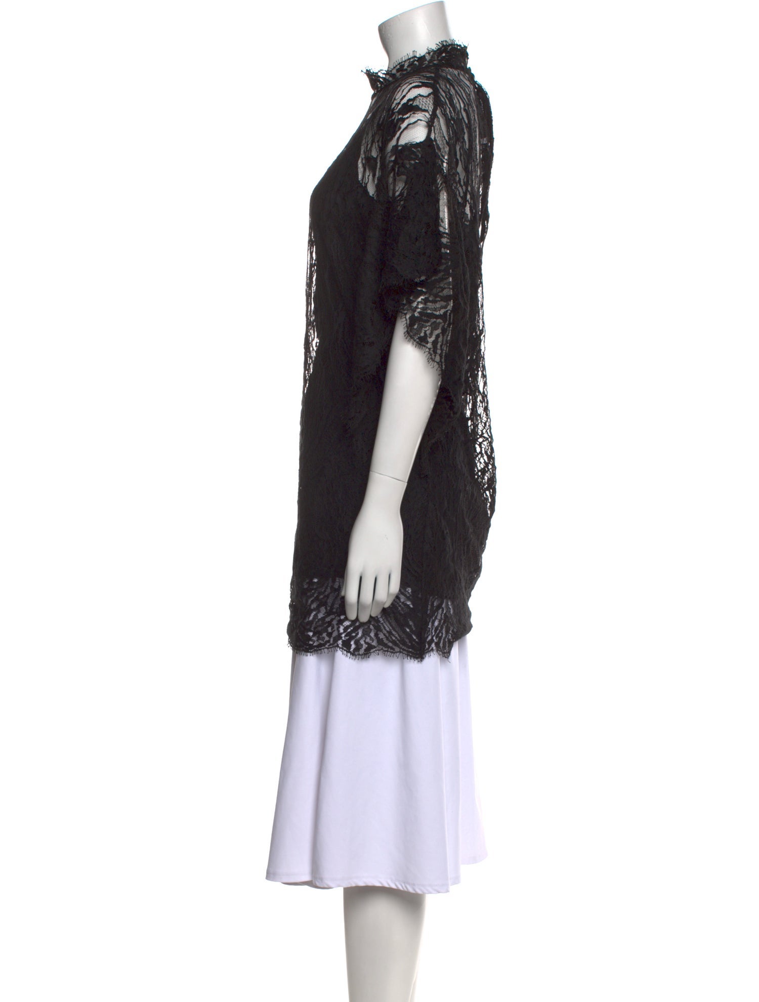 Iro Lace Pattern Mini Dress