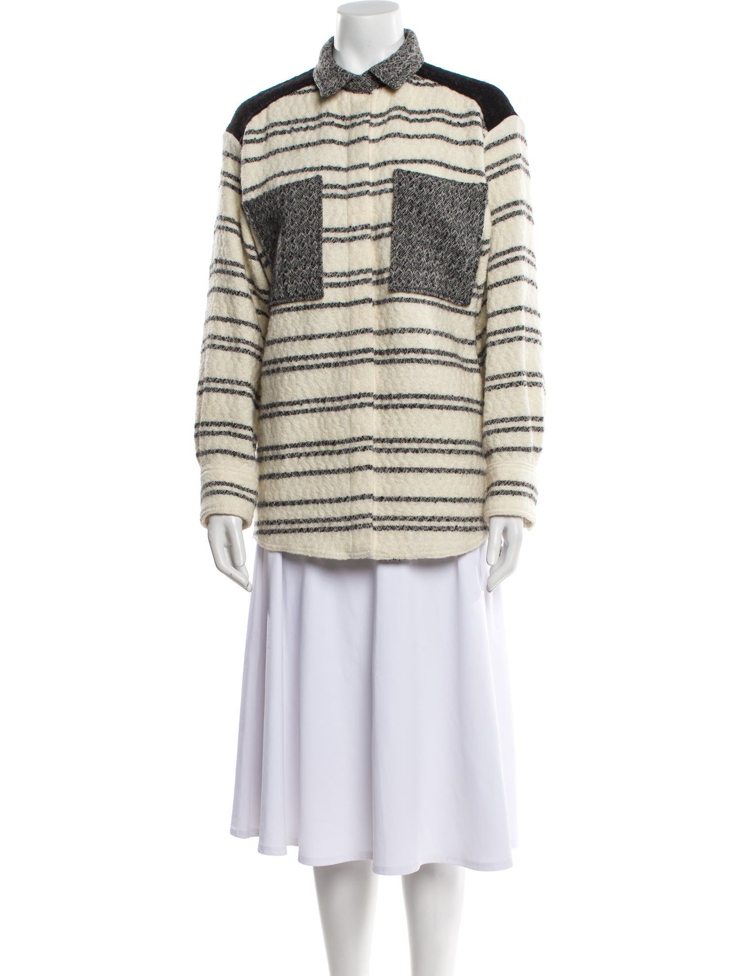 Iro Wool Striped Jacket