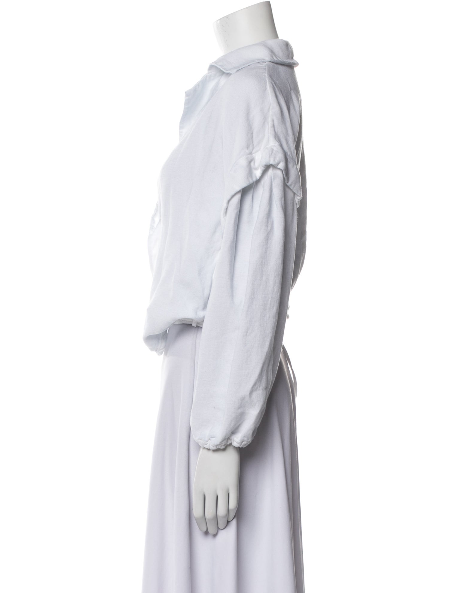 Iro V-Neck Three-Quarter Sleeve Blouse