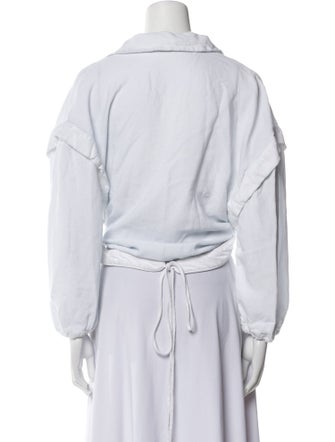 Iro V-Neck Three-Quarter Sleeve Blouse