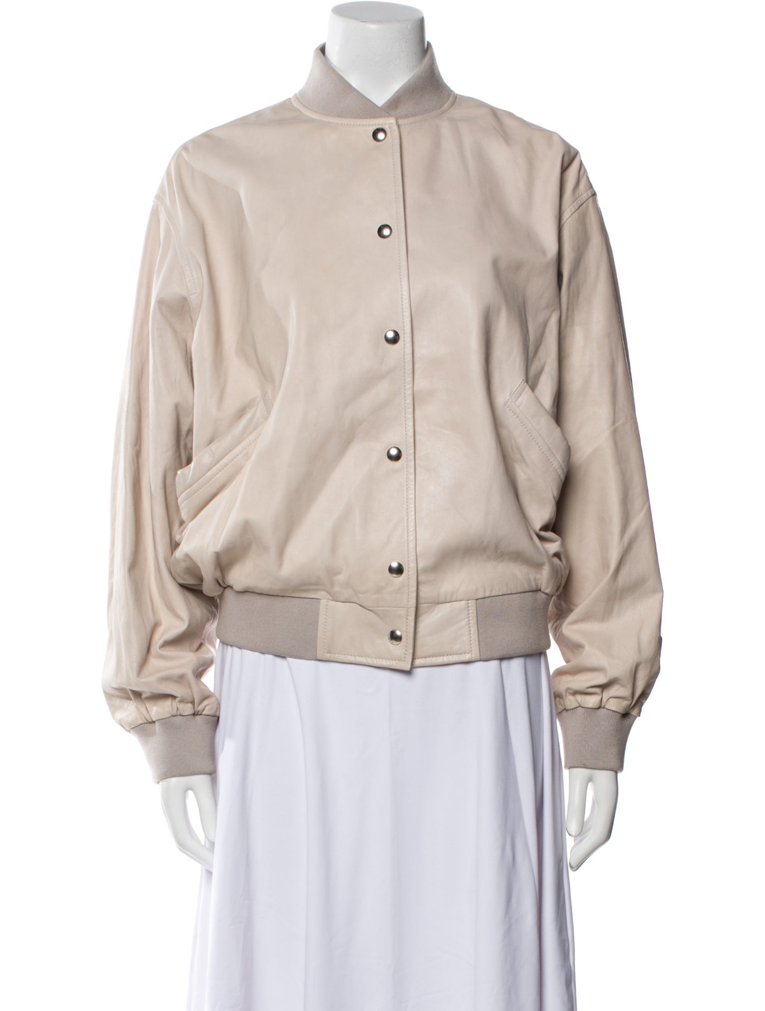 Iro Leather Bomber Jacket