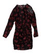 Iro Floral Print Mini Dress