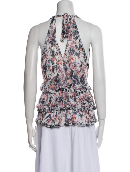 Iro Floral Print V-Neck Blouse