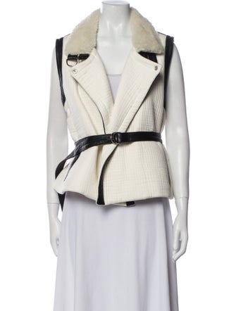 Iro Striped Fur Jacket