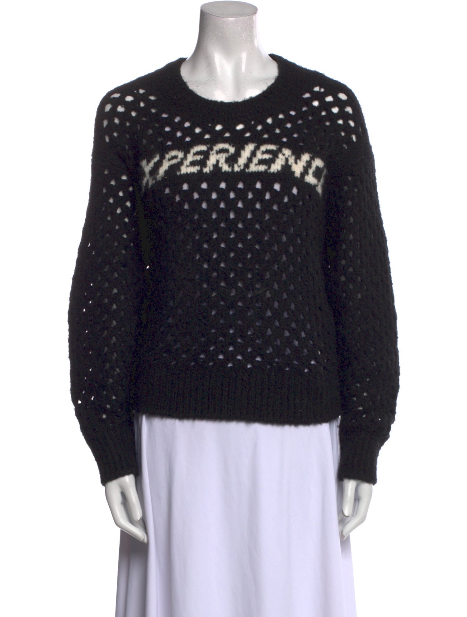 Iro Printed Scoop Neck Sweater